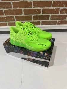 Puma LaMelo Ball MB.01 Lo Green Gecko/Volt 376941-07 New in Box Mens Sz 12 - Foto 1 di 7