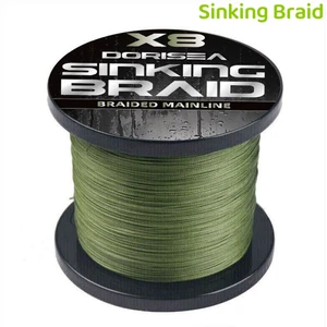 8 Strands 100m-1000m Sinking Braid 8+1 Power PE Army Green Braided Fishing Line - Picture 1 of 12