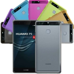 Silicone Case for Huawei P9 Backcover TPU Transparent Phone Case Bumper - Picture 1 of 12