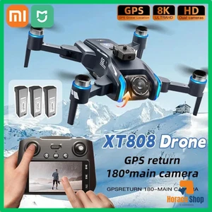 ✅ Drone Xiaomi XT808 8K HD Double Caméra GPS 5G Écran Brushless Pliable PRO RC - Imagen 1 de 8