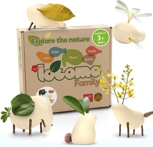 Taksa Toys Locomo Learning Family Resources Natural Wooden Animal Figures f 719 - Picture 1 of 6
