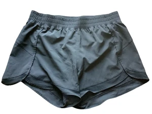 GAIAM Studio to Street Womens Size L Large Black Lined Mesh Trim Yoga Shorts EUC - Picture 1 of 7