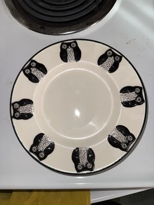 Черно-белая пластина совы Global Design Connections Kate Williams - Изображение 1 из 2