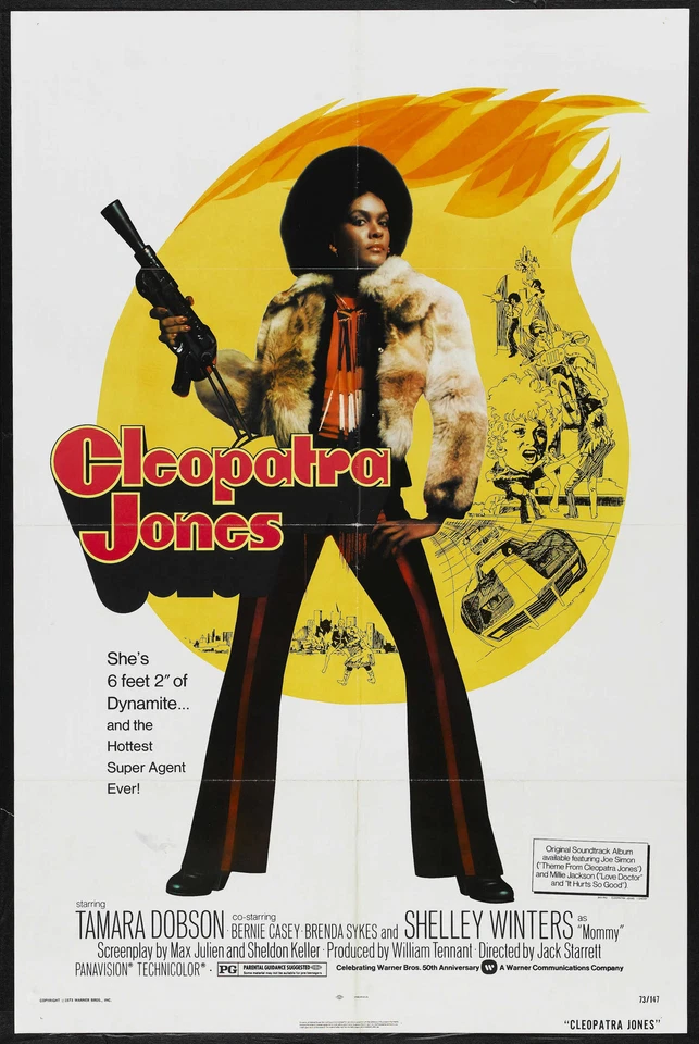 CLEOPATRA JONES (1973) Movie Poster Blaxploitation