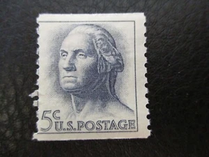 1962 Rare Vintage George Washington 5 Cent Bleu U.S. Postage Stamp Unused - Picture 1 of 2