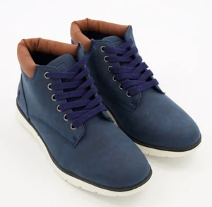 NUEVO Y GENUINO - ORIGINAL PENGUIN Botas Informales Azul - Talla UK 7 - Imagen 1 de 3