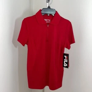 Nuevo polo de golf Fila Sport para mujer con cremallera frontal XS S M XL  - Imagen 1 de 8
