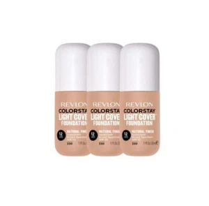 Pack of 3 - Revlon ColorStay Light Cover Liquid Foundation 330 Natural Tan 1oz - Picture 1 of 1