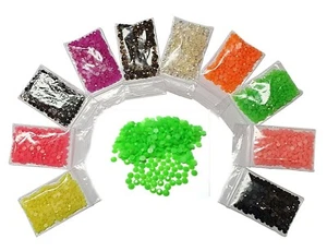 Hotfix Juego de piedras 3 mm SS10 piedras brillantes cuentas resina para planchar 10 colores - Imagen 1 de 8