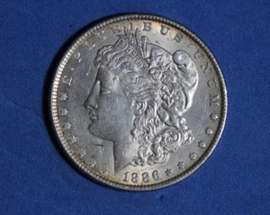 ESTATE FIND 1886- Morgan Silver Dollar #P29401 - Picture 1 of 2