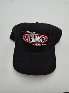 Powermaster Motorsports Adjustable Black Red Hat Cap - Picture 1 of 8