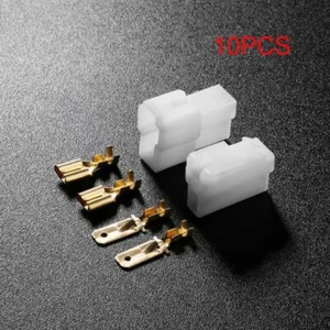 10PCS T-Type DC Power Connector Plug for Kenwood Yaesu Icom Walkie Talkie - Zdjęcie 1 z 2