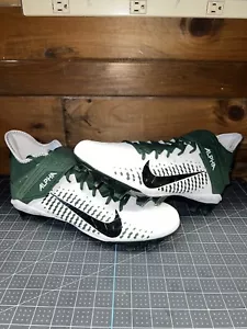 NEW Nike Alpha Menace Pro 2 Mid Football Cleats White Green BV3945-107 Men Sz 15 - Picture 1 of 8