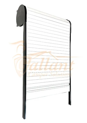 Tambour Door, Roller Door, Campervan Motorhome Caravan - Gloss White Finish - Image 1 of 4