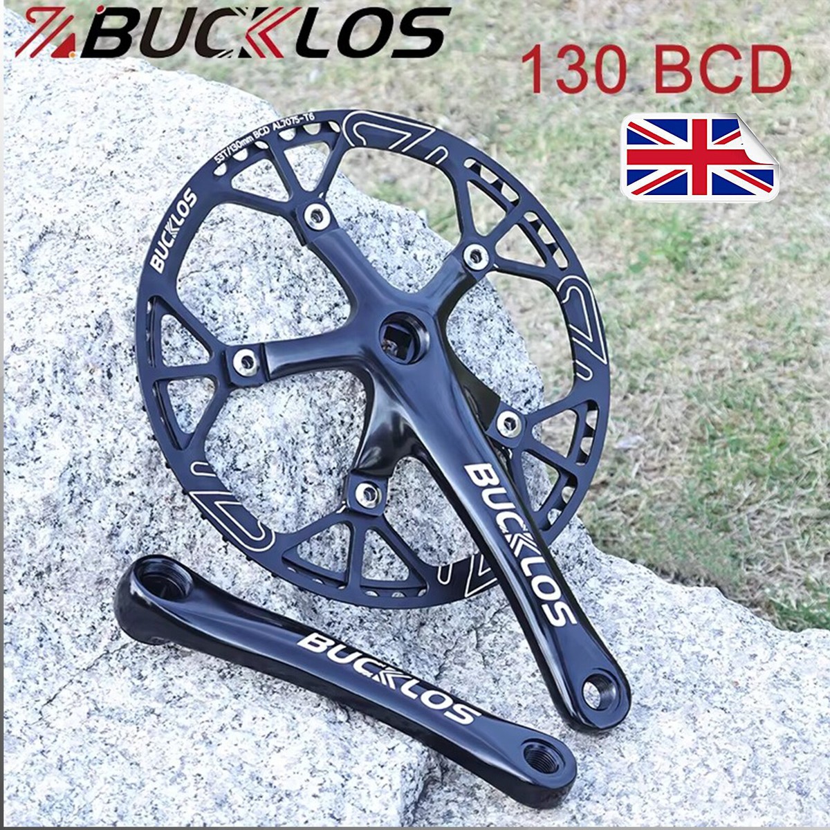 Folding Bicycle 53T/56T/58T Bike Chainring Crank Arm Set For 170mm ...