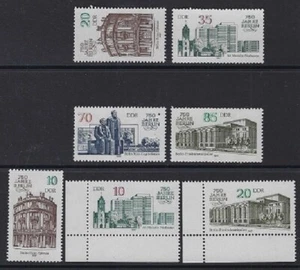 v3203 DDR /Architektur 750 Jahre Berlin MiNr 3071/74+3075+76+78 a.Satz ** - Bild 1 von 1