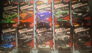 NEW 2023 Hot Wheels Fast & Furious Complete Set 1-10 Eclipse Nissan Toyota Supra - Picture 1 of 11