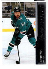 JEFFREY VIEL 2021-22 UPPER DECK HOCKEY SERIES 1 YOUNG GUNS ROOKIE CARD