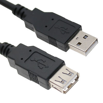 Fast USB 2.0 High Speed Cable Male To Female EXTENSION Lead A PLug To Socket UK • 2.98£
