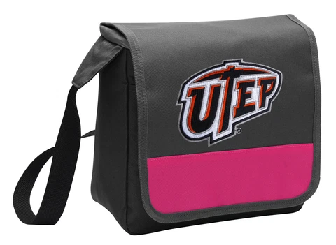 UTEP Miners Lunch Bag Girls Cooler Lunchbox UNIVERSITY OF TEXAS EL PASO Bags Cover