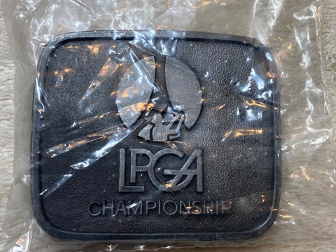 Vintage 1985 SEALED LPGA Championship Kings Island Belt Buckle GOLF Cover