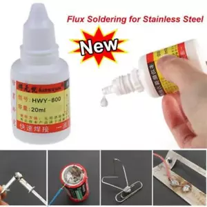 Liquid Flux For Soldering Of Aluminum, Steel, Nickel Copper 20ml - Picture 1 of 11