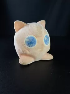 Vintage Pokémon Jigglypuff Fuzzy Flocked Figur 1999 Nintendo CGTSJ - Bild 1 von 4