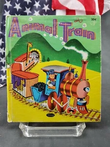 Animal Train A Tell A Tale Books 1952 Hardcover FREE SHIPPING!!! - Picture 1 of 3