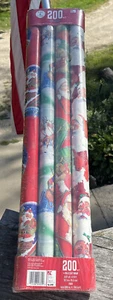 Vintage Rare 4 Assorted Trim A Home Christmas Gift Wrapping Paper Rolls NOS OOP! - Picture 1 of 11