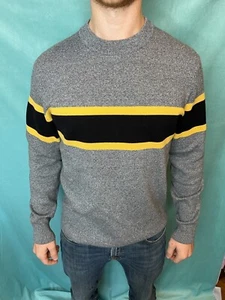 H&M L.O.G.G Mens grey Crew Neck Pullover Jumper Size S - Picture 1 of 4