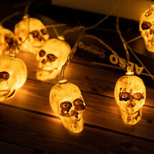 Halloween Skull Light String Ghost Led Light String Battery Box String Light