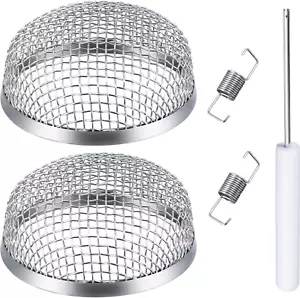 2 Pack Flying Insect Screen RV Furnace Vent Screen RV Water Heater Vent Cover 2. - Picture 1 of 12