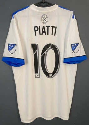 PLAYER ISSUE PIATTI FC MONTREAL IMPACT 2016/2017 SOCCER FOOTBALL SHIRT SIZE XL - Image 1 of 4