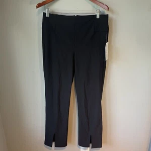 NWT Athleta Wander Slim Straight Crop Dress Pants Size 12 Women’s Black - Picture 1 of 9
