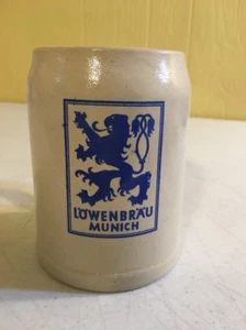 Lowenbrau Munich Salt-glazed Beer Stein/ Mug 0.5l Germany - Picture 1 of 7