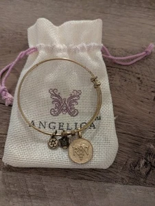 Angelica Bracelet Bangle Registered Nurse Gold Color  - Picture 1 of 4