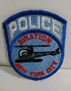 Parche de hombro vintage del Departamento de Policía de Aviación de la Ciudad de Nueva York nuevo sin usar 3,5" - Imagen 1 de 11
