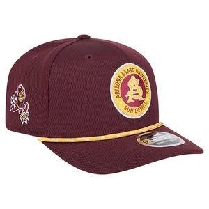 Men's New Era Maroon Arizona State Sun Devils COOLERA 9SEVENTY Rope Stretch-Snap - Picture 1 of 6