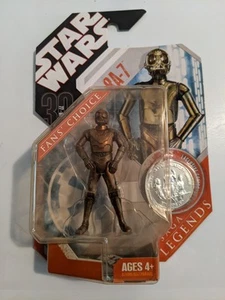 RA-7 Star Wars Saga Legends 30TH Anniversary Coin Fan's Choice 2007 Figure NEW - Picture 1 of 3