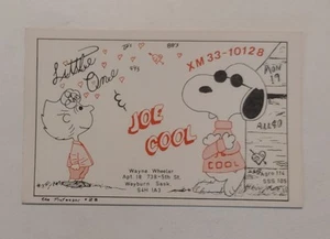 Vintage Peanuts Snoopy CB Radio Card Weyburn Saskatchewan Canada - Picture 1 of 2