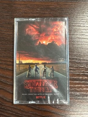 RED CASSETTE----  STRANGER THINGS Soundtrack from the Netflix Series TAPE   1130 - Image 1 of 3