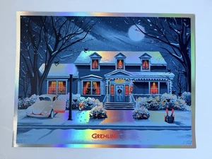 Gremlins Foil Edition Variant DKNG Movie Poster Art Print Bottleneck /150 - Picture 1 of 5
