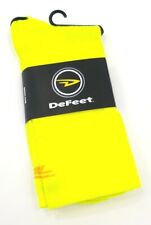 DeFeet Bicycle Aireator 6" D-Logo Cycling Socks, Size 9.5-11.5, Hi-Viz Yellow