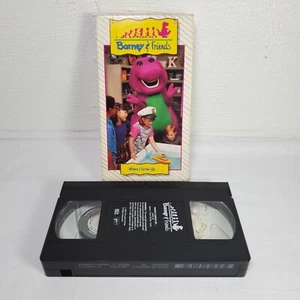 Barney & Friends VHS When I Grow Up Time Life Video VTG 1993 Dinosaur Rare - Picture 1 of 3
