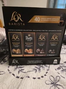 7x L’OR Barista 40ct Variety-Peets- 280 Capsules – Coffee & Espresso–NIB Mar25 - Picture 1 of 5