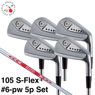 Juego de cuña de hierro forjado ONOFF KURO #6-pw 5p S-Flex Modus3 Tour 105 eje de acero nuevo Foto 1 de 4