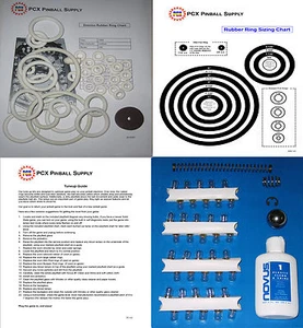 Kit de puesta a punto de máquina de pinball Gottlieb Domino 1968 - incluye anillos de goma - Imagen 1 de 1