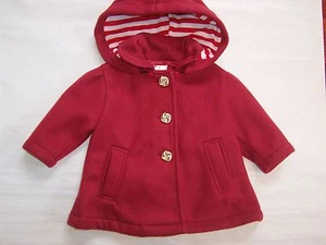 CHAQUETA CON CAPUCHA DE INVIERNO GRANATE FELY NUEVA CON ETIQUETAS TALLA 0 - Imagen 1 de 3