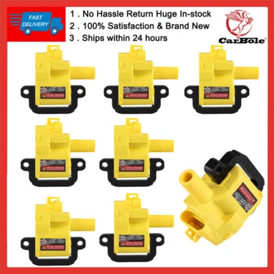 UF192 Ignition Coils For 1997-2004 Chevrolet Corvette 5.7L 1999-2000 GMC B7 7.4L - Image 1 of 4