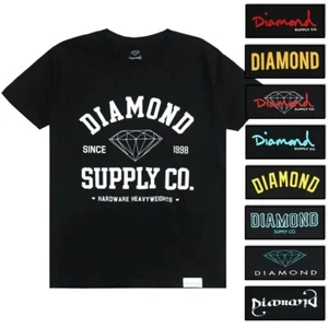 Diamond Supply Co. Men's Logo Graphic Print Tee T-Shirt - Black - Picture 1 of 28